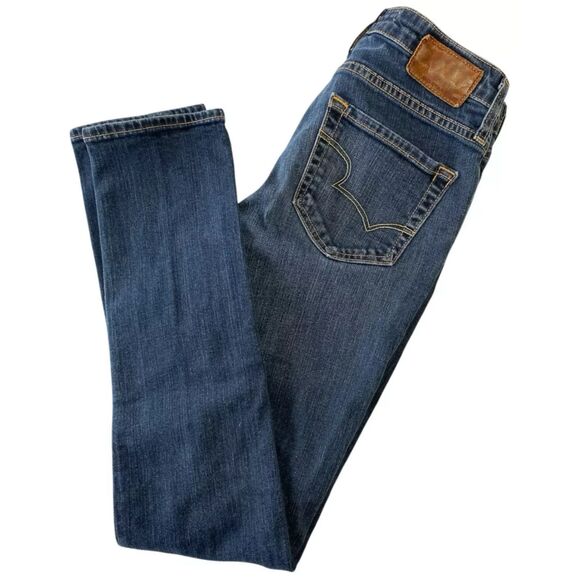 Denim - Big Star 1974 Women's Jealousy Skinny Jeans Size 26R ( 26x30) Dark Wash Pockets